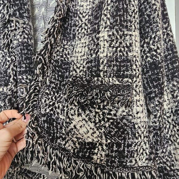 Cabi Best in Show Jacket | Black & White | Size 4 - Picture 3 of 4